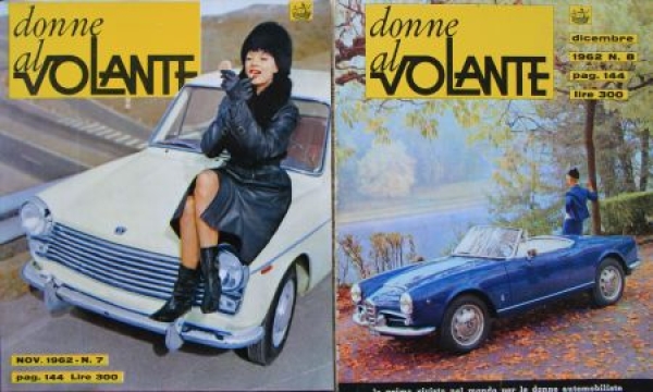 "Donne al Volante" Italien Automobile-Magazine 1962 five issues (6834)